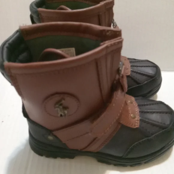 Ralph Lauren Polo boys boots size 10 - Picture 6 of 6